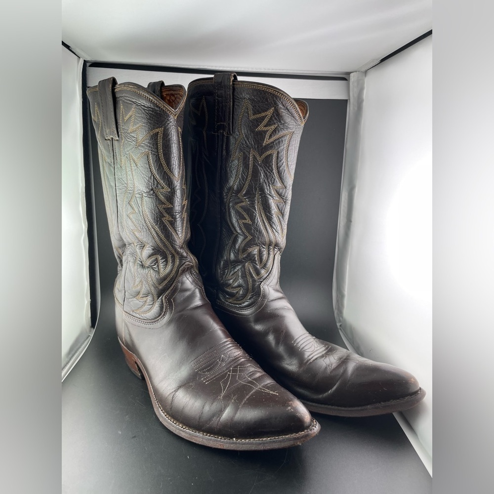 Justin 2908 Men's Boot with Brown 10B - Picture 3 of 15